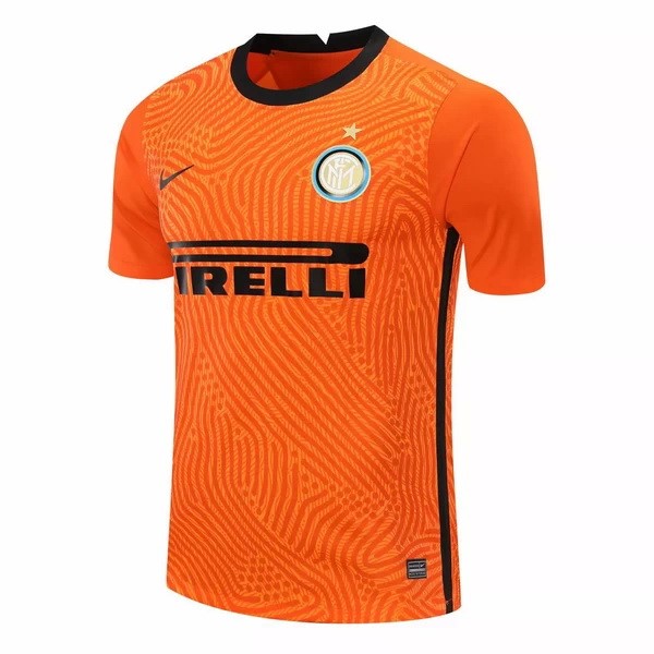Trikot Inter Milan Torwart 2020-21 Orange Fussballtrikots Günstig